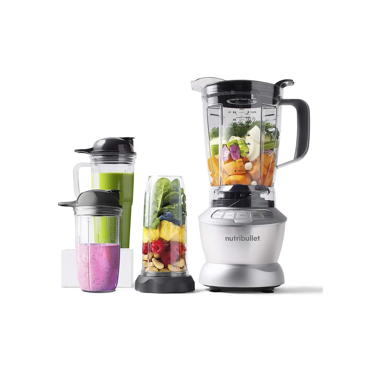 NutriBullet 1200W Blender Combo with 2 Single Serve Cups - Macy's