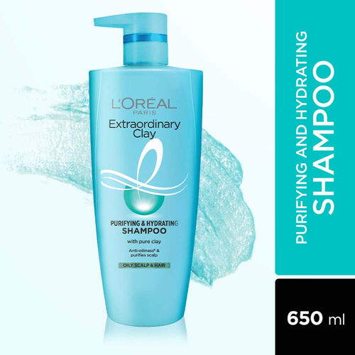 L'oreal Paris Extraordinary Clay Purifying & Hydrating Shampoo: Buy L'oreal  Paris Extraordinary Clay Purifying & Hydrating Shampoo Online at Best Price  in India | Nykaa