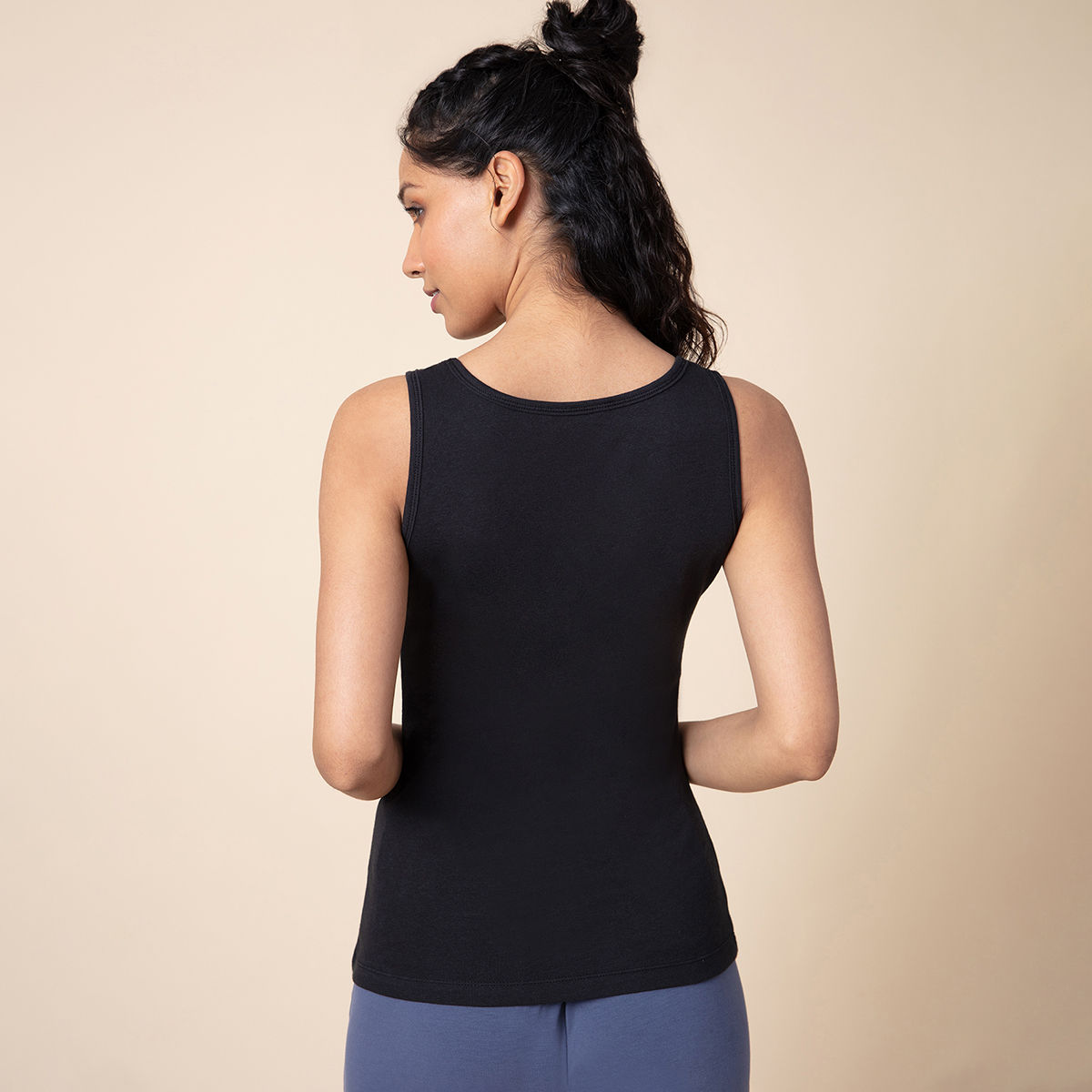 Nykd by Nykaa Essential Cotton Tank Top With Antimicrobial Finish, Nykd ...