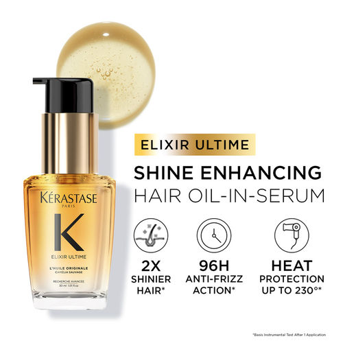 Kerastase Elixir Ultime Hair Oi-In-Serum For All Hair Types, 2x Shinier Hair