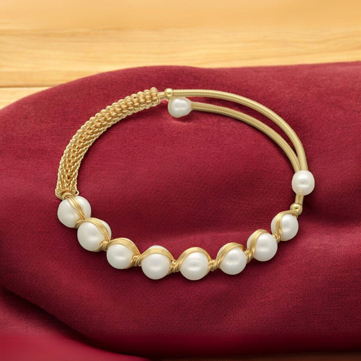 Sri Jagdamba Pearls Valerie Pearl Bracelet for Women