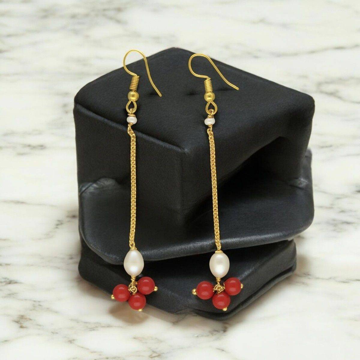 Sri Jagdamba Pearls Klara Pearl Earrings
