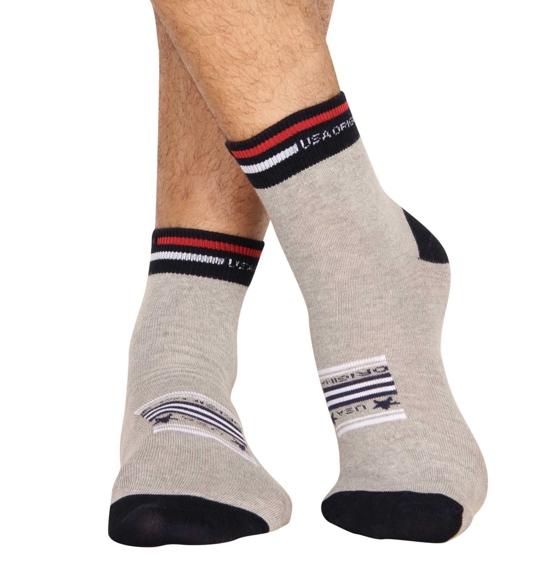 Buy Jockey Grey Melange Men Ankle Socks Online