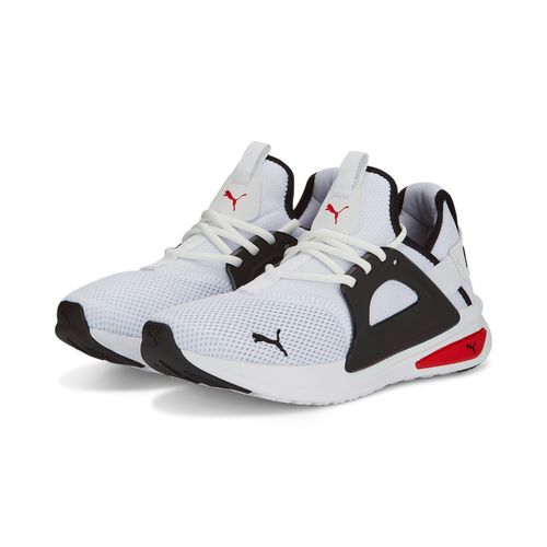 Puma Softride Enzo Evo Unisex White Running Shoes (UK 3)