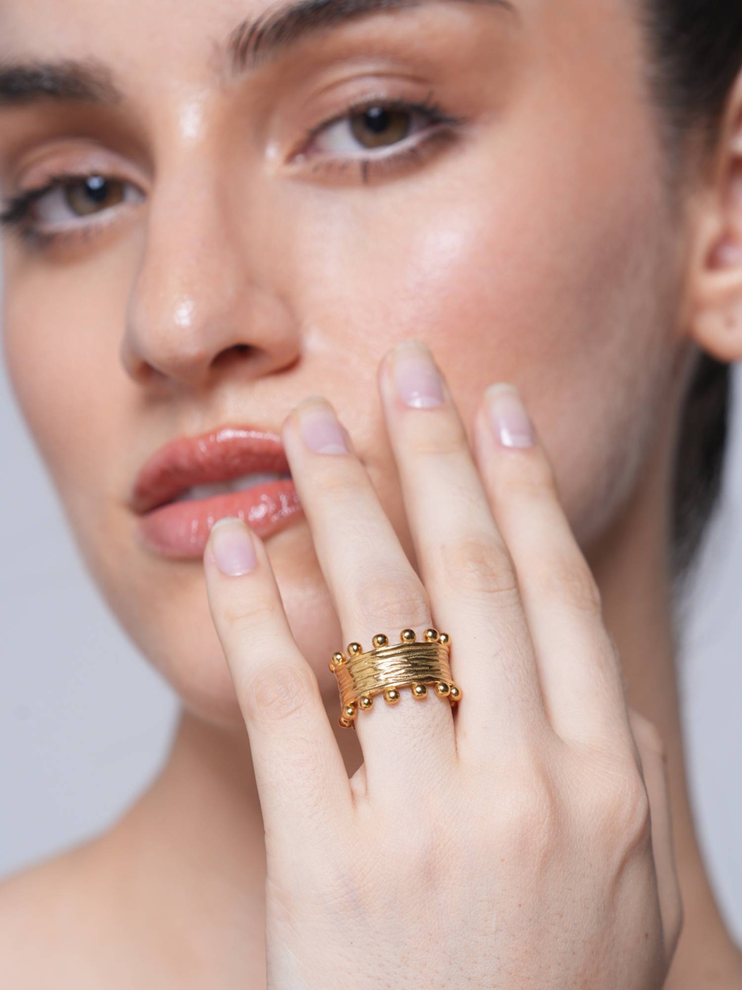 CAO JEWELLERY Charms Stainless Steel Ring