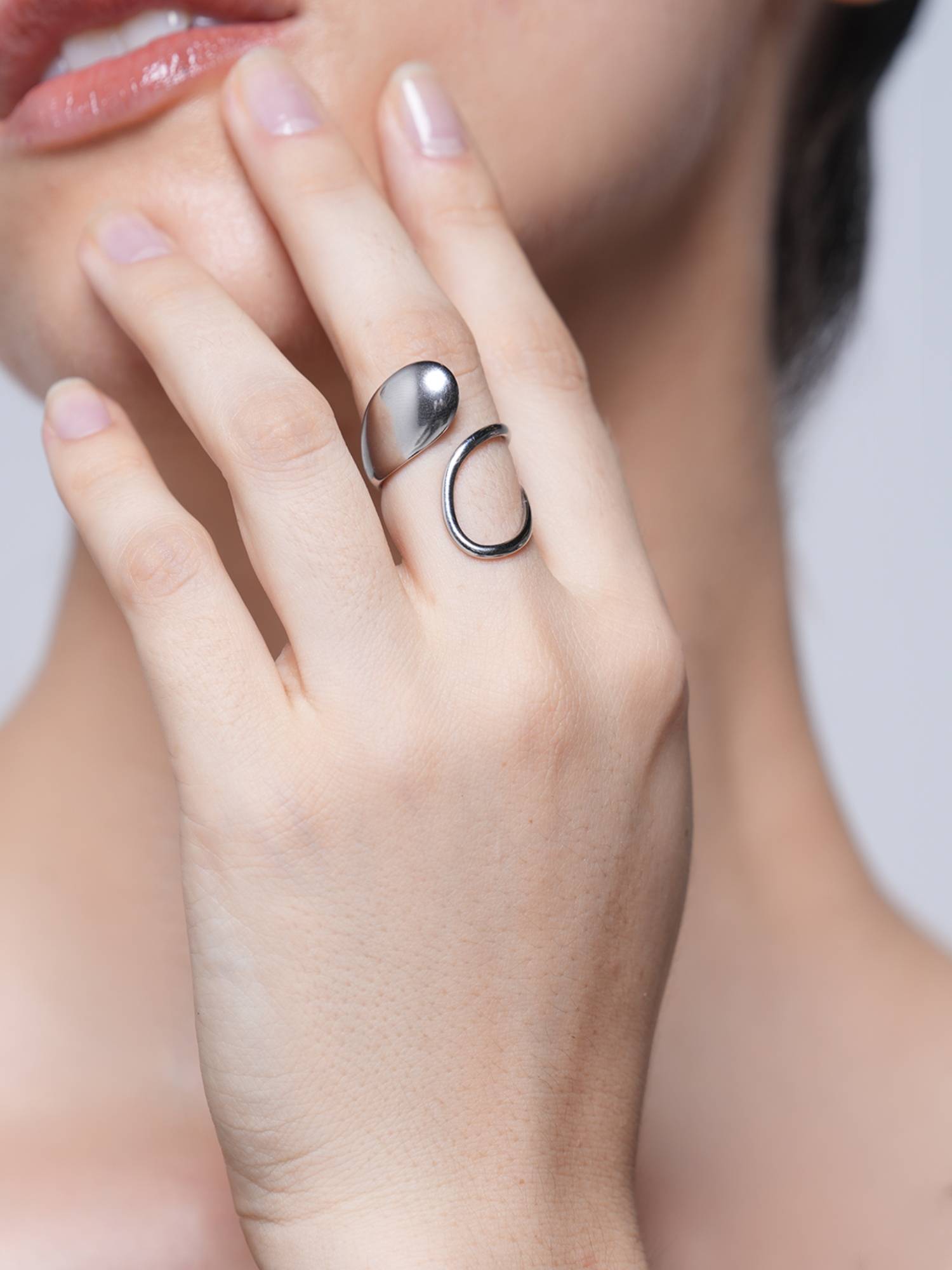 CAO JEWELLERY Geometric Open Ring