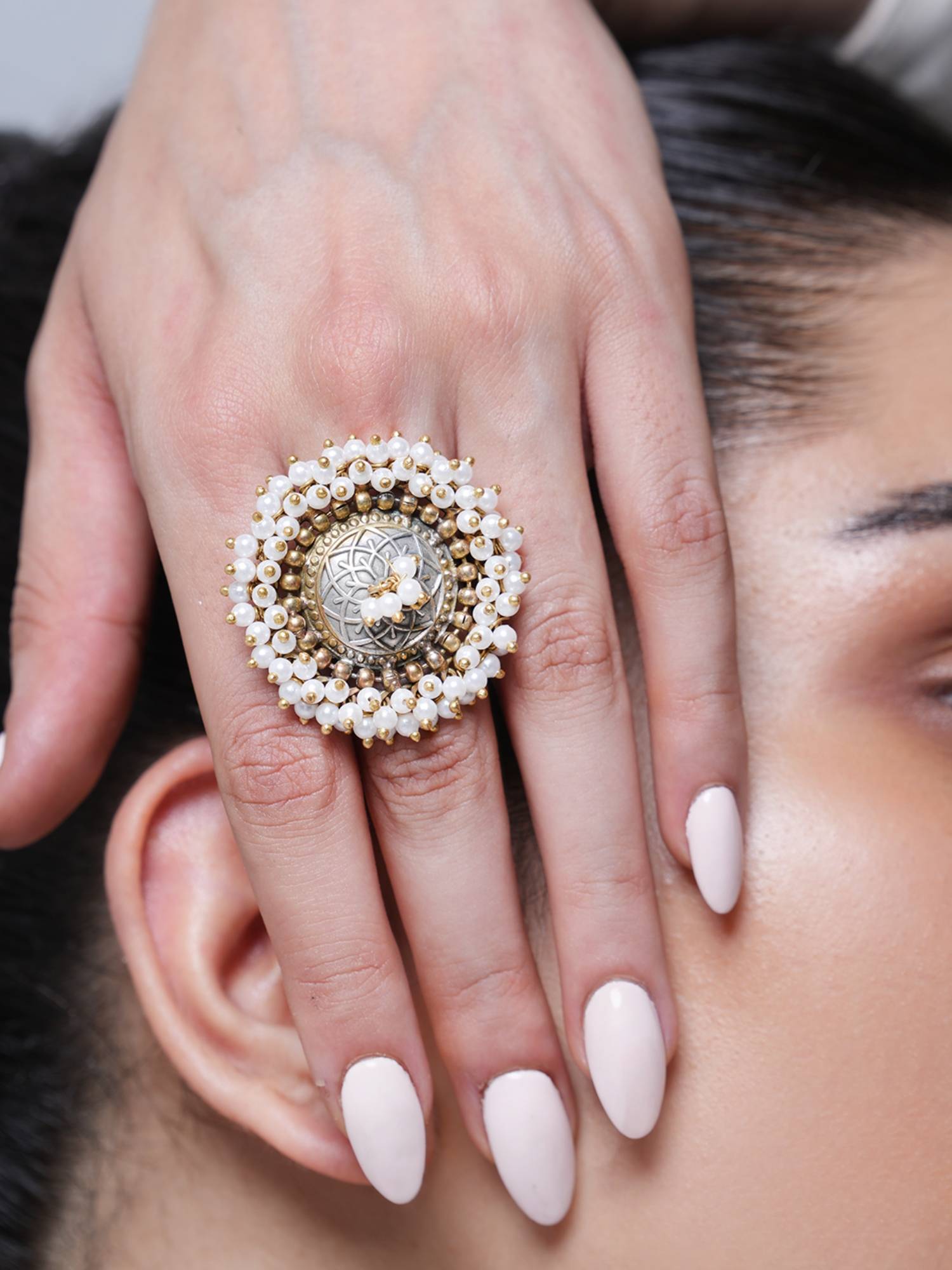 CAO JEWELLERY Big Silver Polish Ring