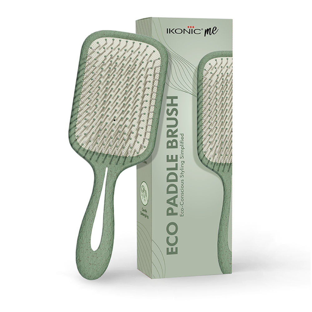 Buy Ikonic Me Eco Paddle Brush IKM-1920 - Jade Green Online