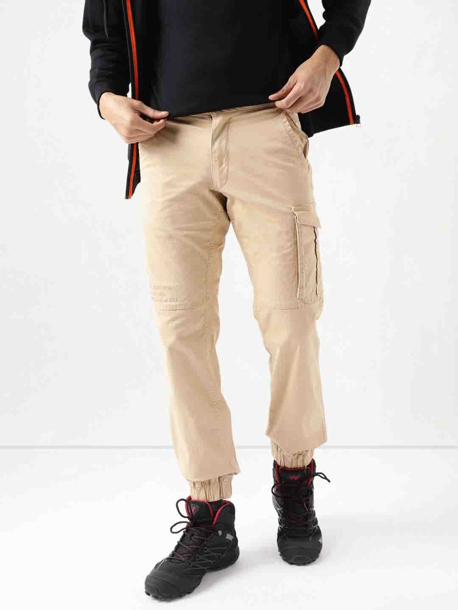 Buy Wildcraft Beige Regular Fit Trackpants for Mens Online @ Tata CLiQ