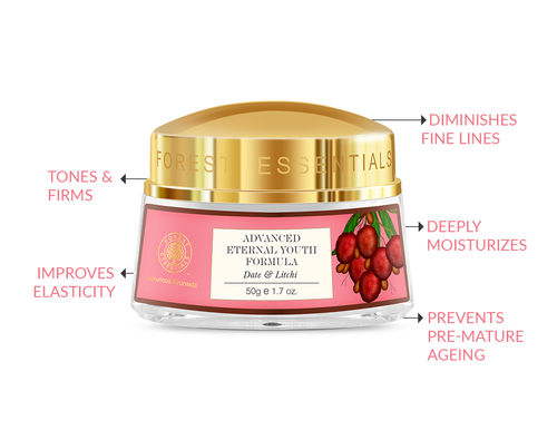 Forest Essentials Advanced Eternal Youth Formula Date Litchi Buy Forest Essentials Advanced Eternal Youth Formula Date Litchi Online At Best Price In India Nykaa This night cream improves collagen production to restore the skin's elasticity.