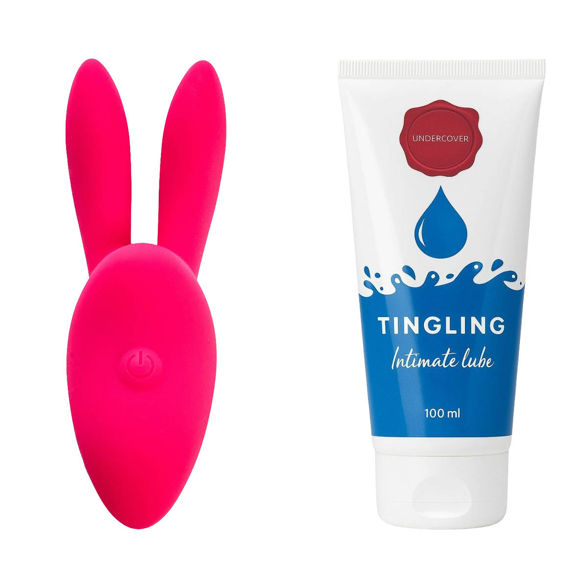 Undercover Solo Flight Rabbit Vibrator & Tingling Water Based Lube Combo