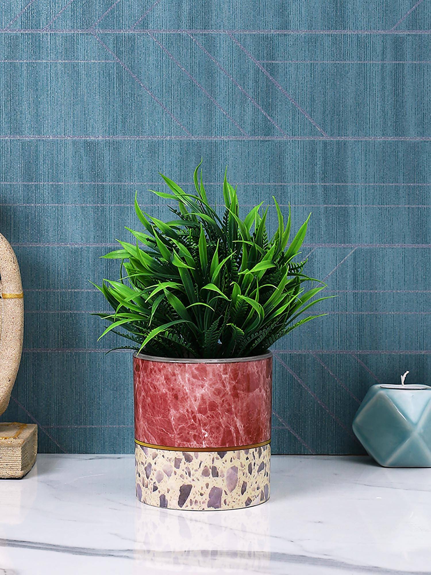 Tayhaa Red & Cream Fusion Planter