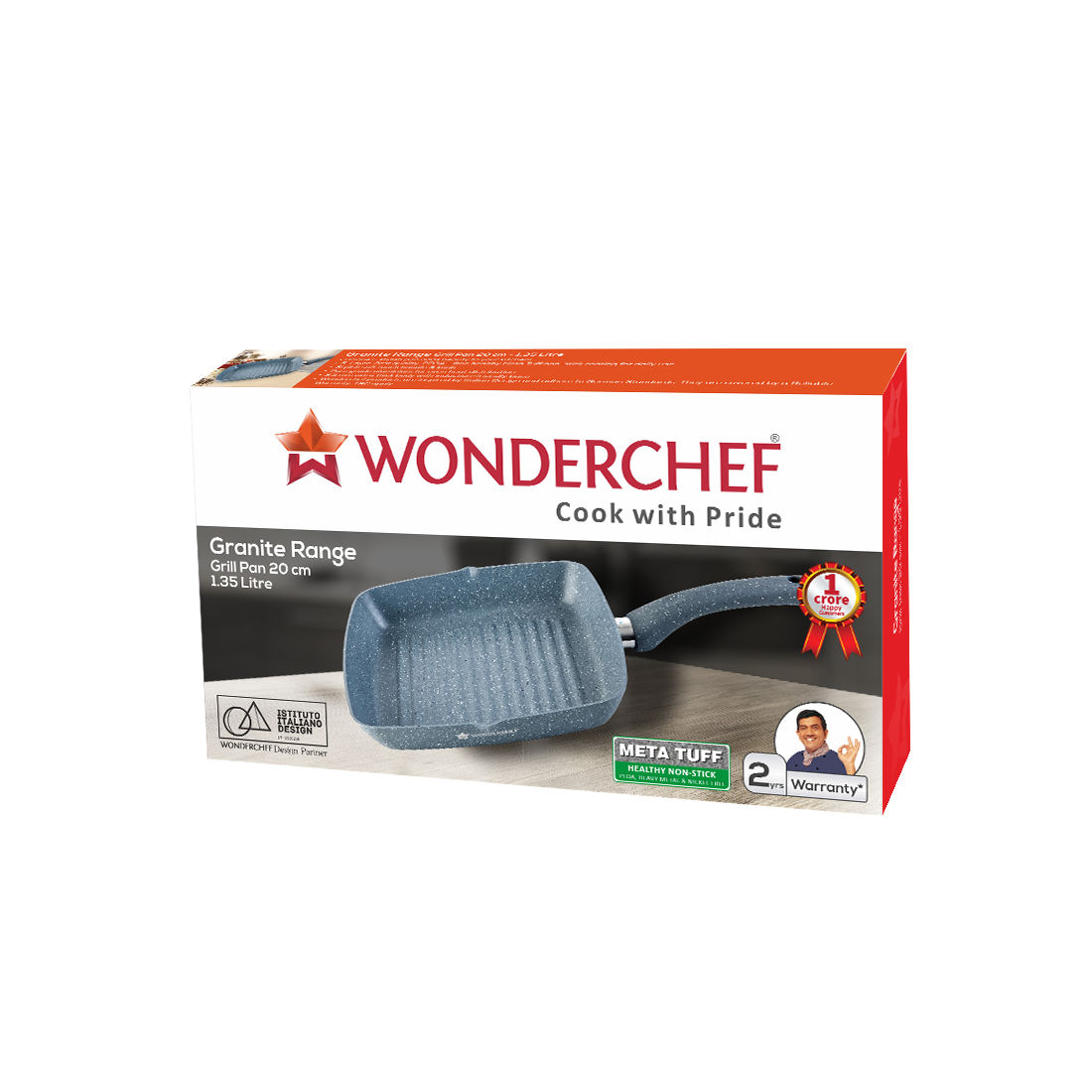 Buy Wonderchef Granite Range Grill Pan 20cm Online