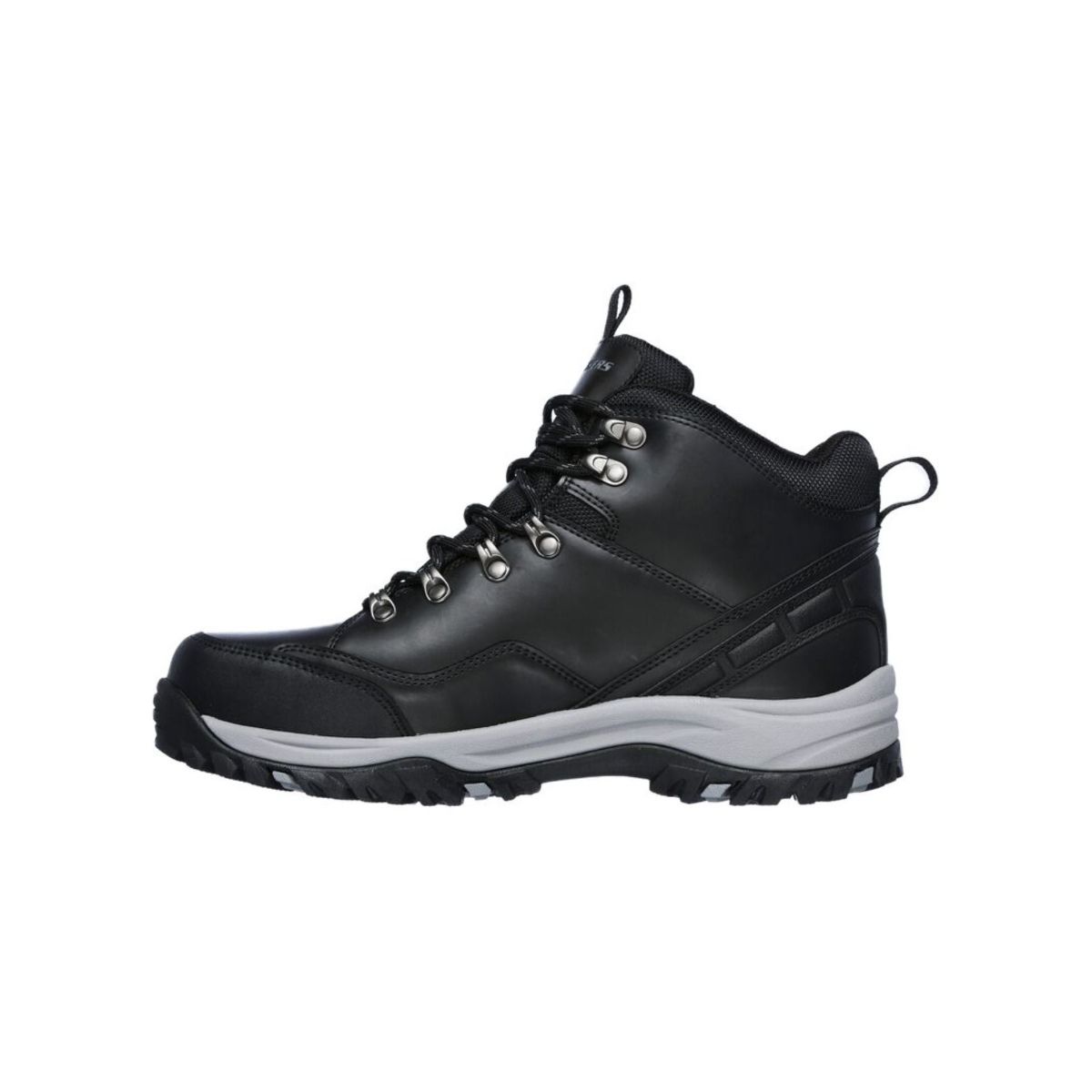 skechers black relment traven boot