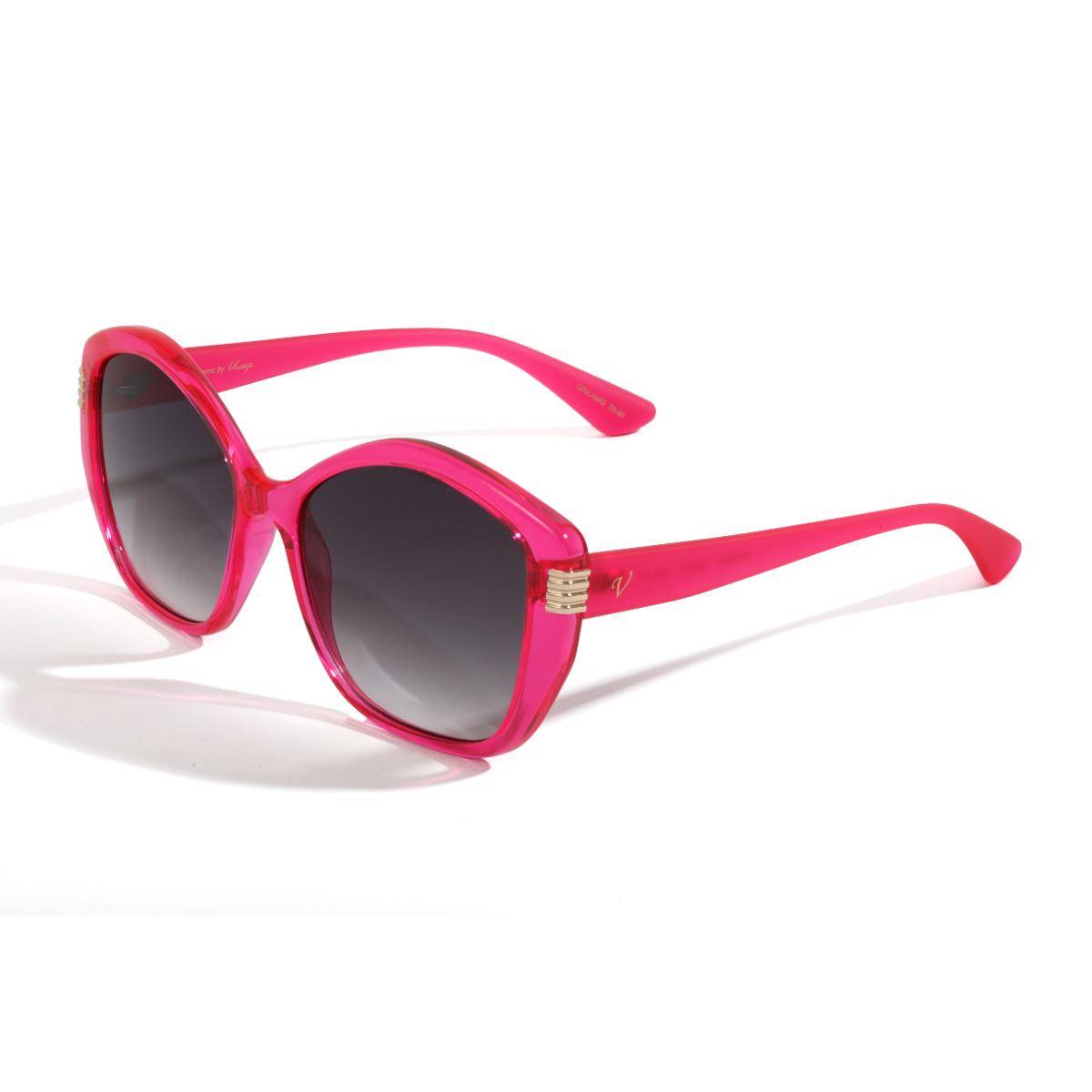 Vintage Enigma Col 31 Women Solid Sunglass - Grey (56)