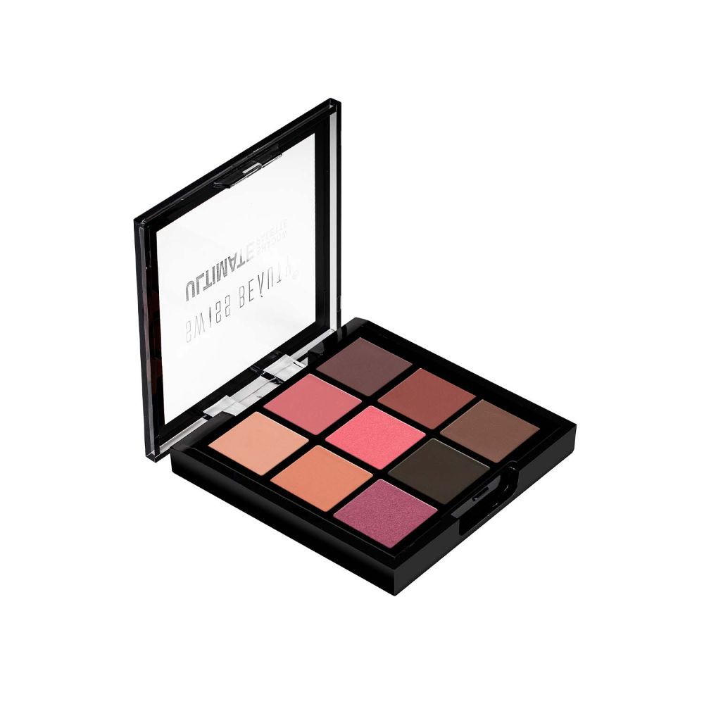Swiss Beauty Ultimate 9 Pigmented Colors Eyeshadow Palette - Shade 06