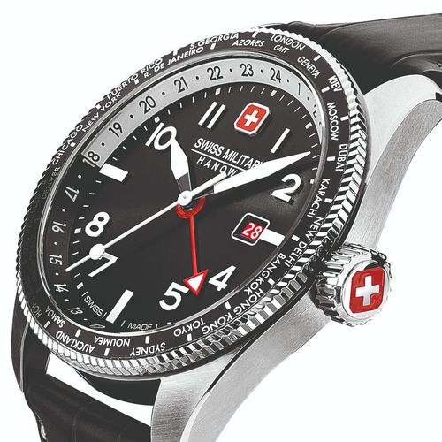 Swiss Military Hanowa HAWK EYE Black Round Dial Analogue Watch  SMWGB0000504 (M)
