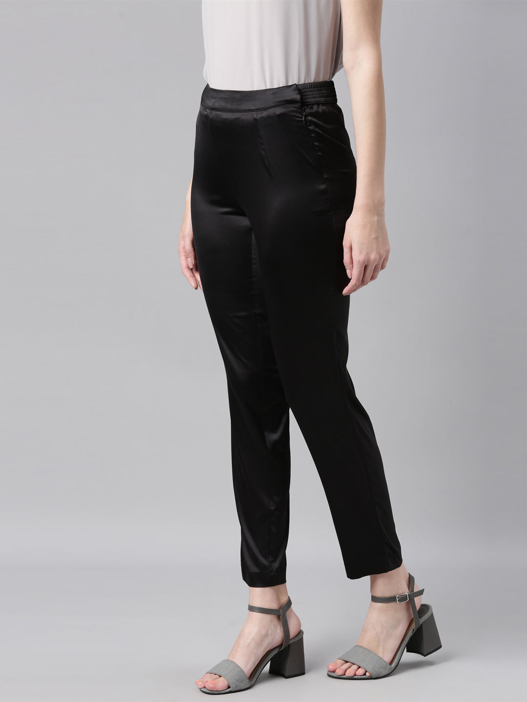 Fashion Faux Leather Pants Black Casual Slim Fit Mens PVC Shiny Black Vinyl  Pants | Wish