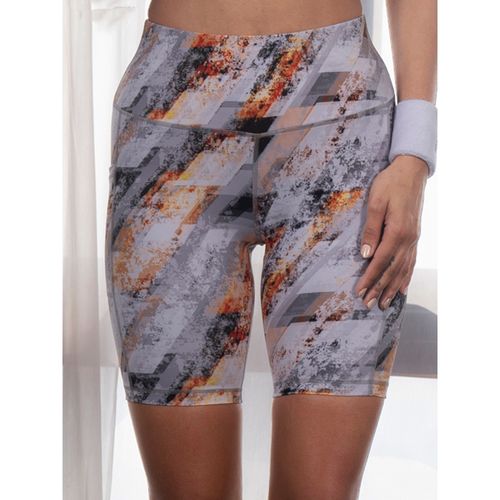 Sports Shorts High Rise Knee Length Shorts Buy SOIE Womens High Waist Knee  Length Quick Dry Printed Sports
