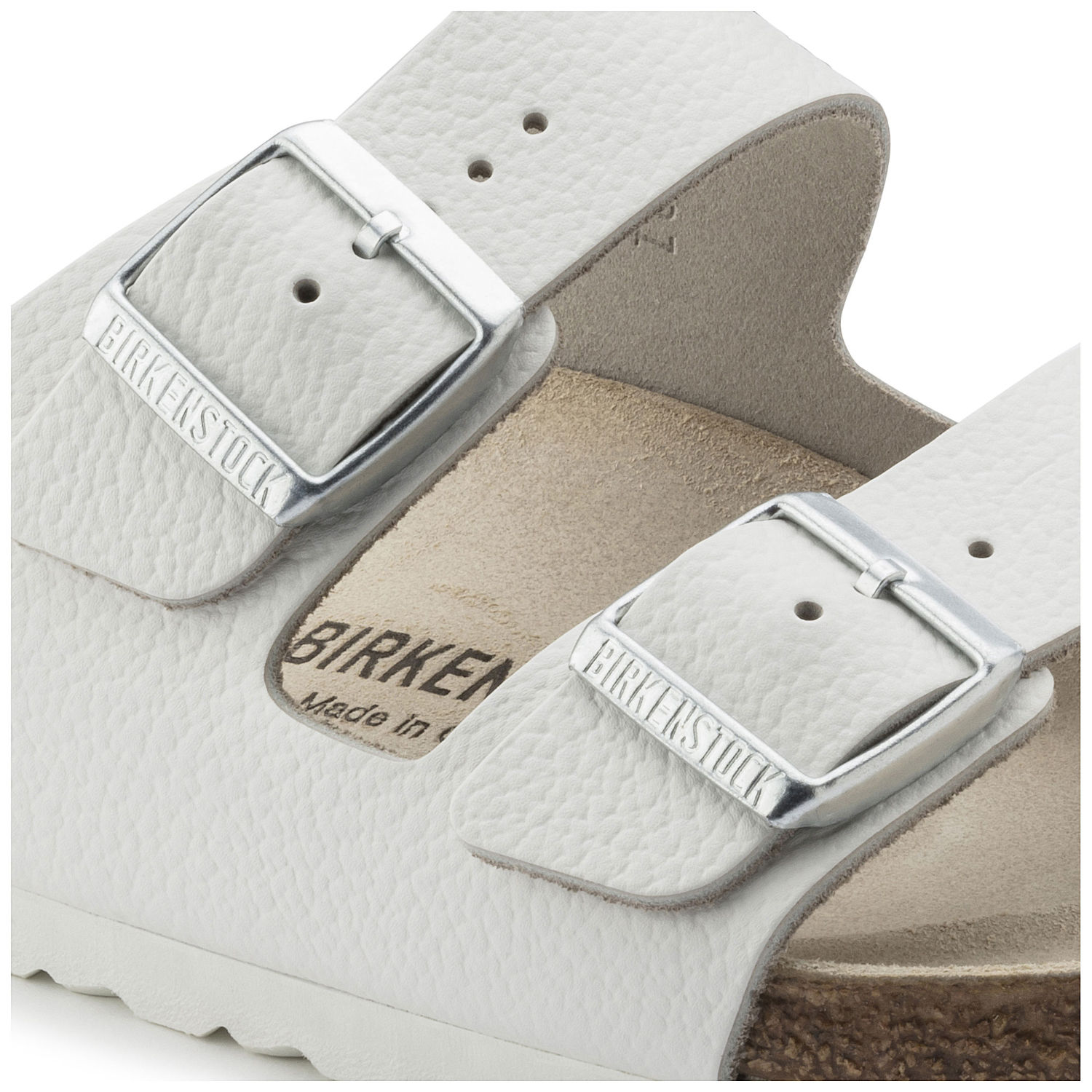 Arizona natural 2025 leather white