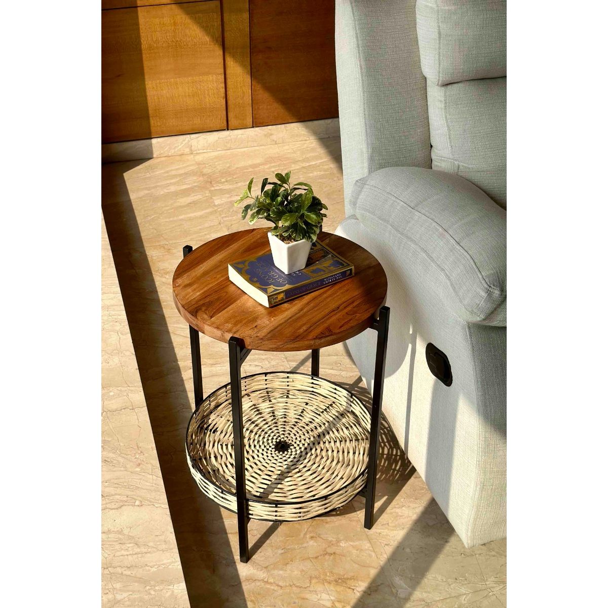 Manila Rattan & Acacia Center Table, Mason Home by Amarsons - Lifestyle &  Decor