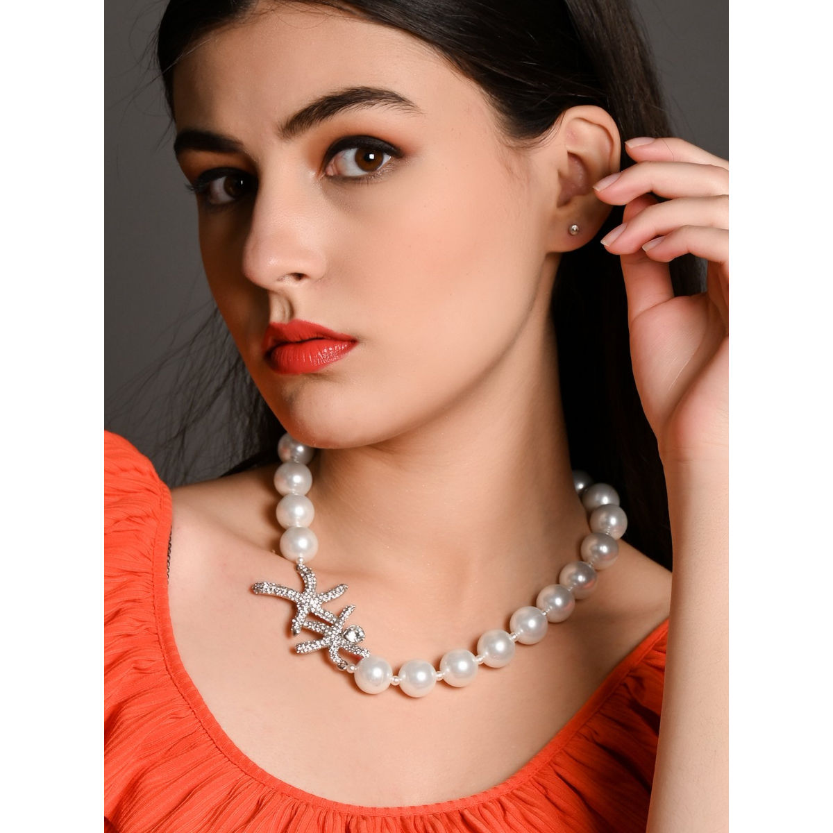 Odette Superior White Pearl Necklace Buy Odette Superior White Pearl
