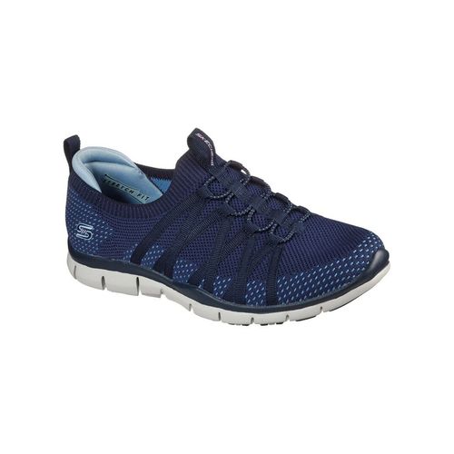 Buy SKECHERS Gratis Chic Newness Navy Sport Slip-on Online