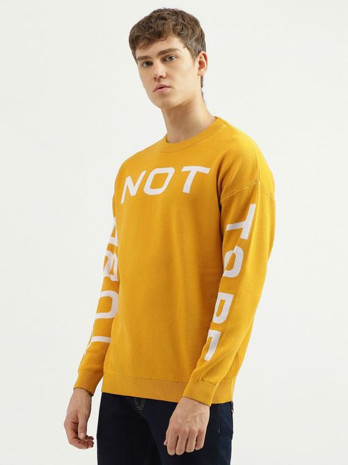 Buy United Colors Of Benetton Mens Regular Fit Round Neck Printed