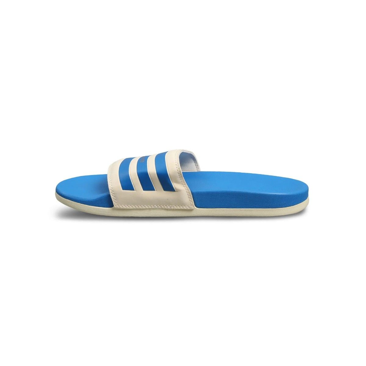 White cheap adidas slides