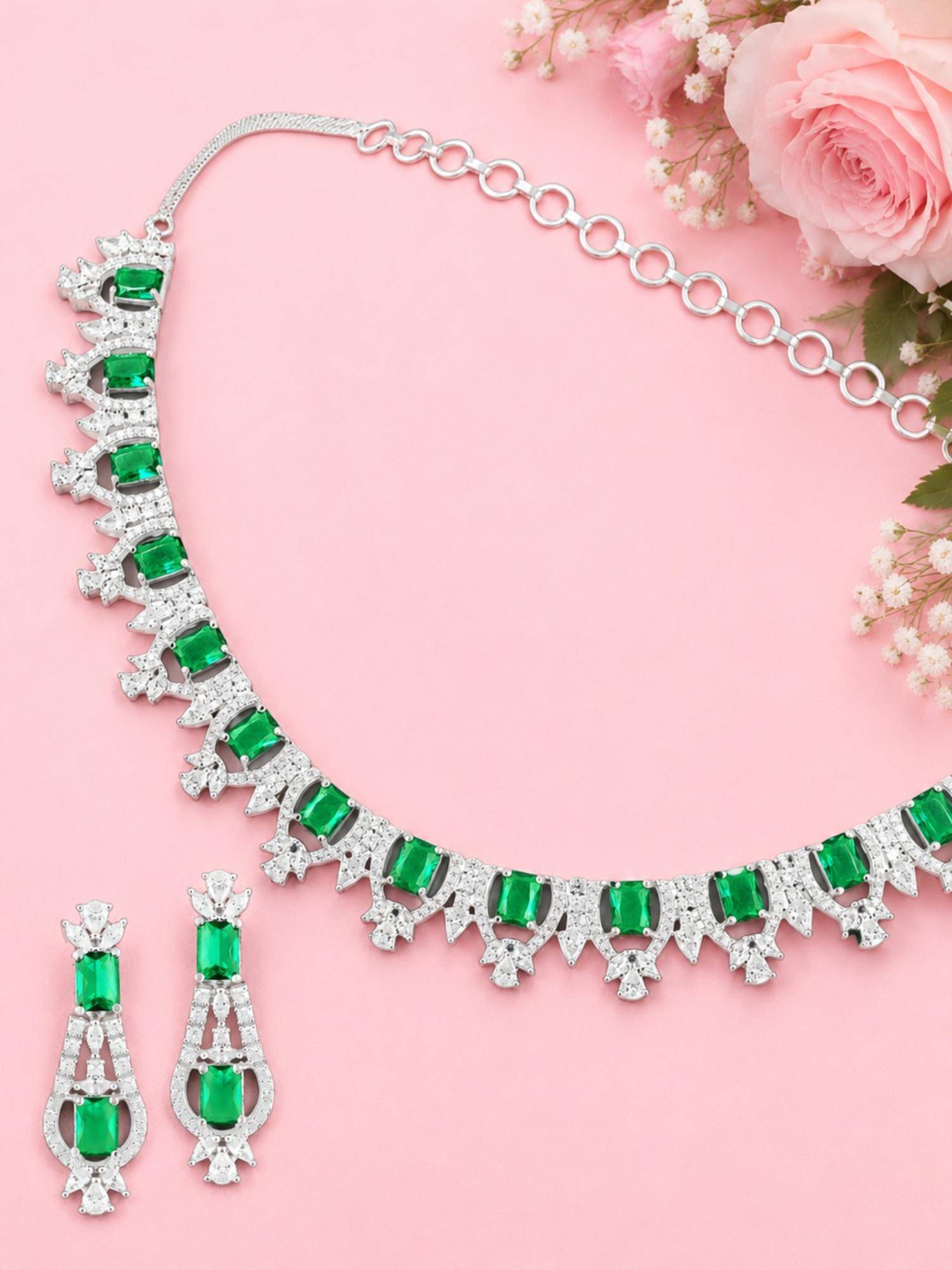 Fabula American Diamond Jewellery Set