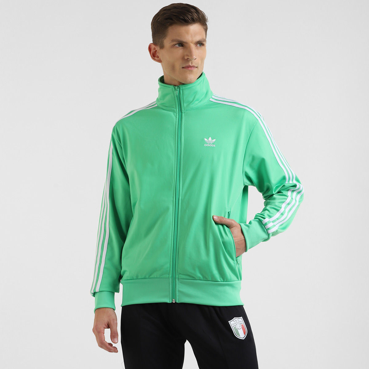 Adidas originals green outlet jacket