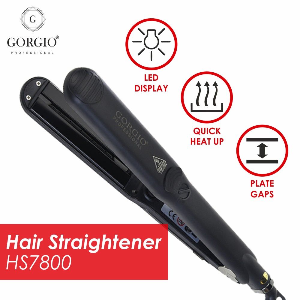 Gorgio Professional Hair Straightener (HS-7800)