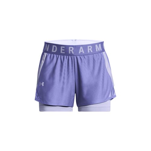 Purple Ladies In Gym Shorts Buy Under Armour Womens Play Up 2-In-1