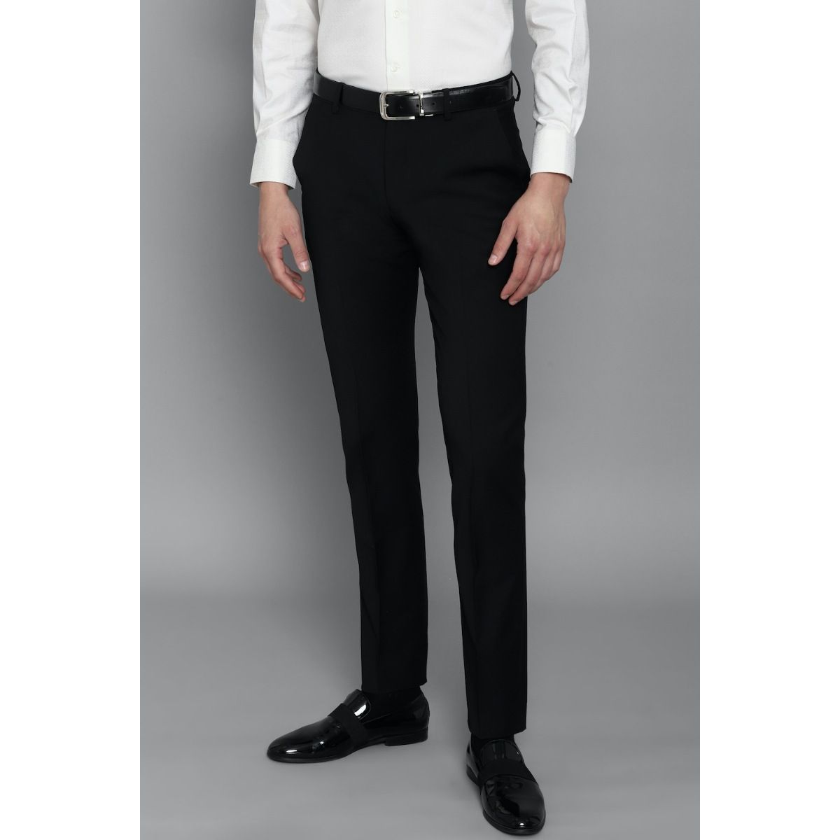 Buy Louis Philippe Black Trousers Online  742740  Louis Philippe