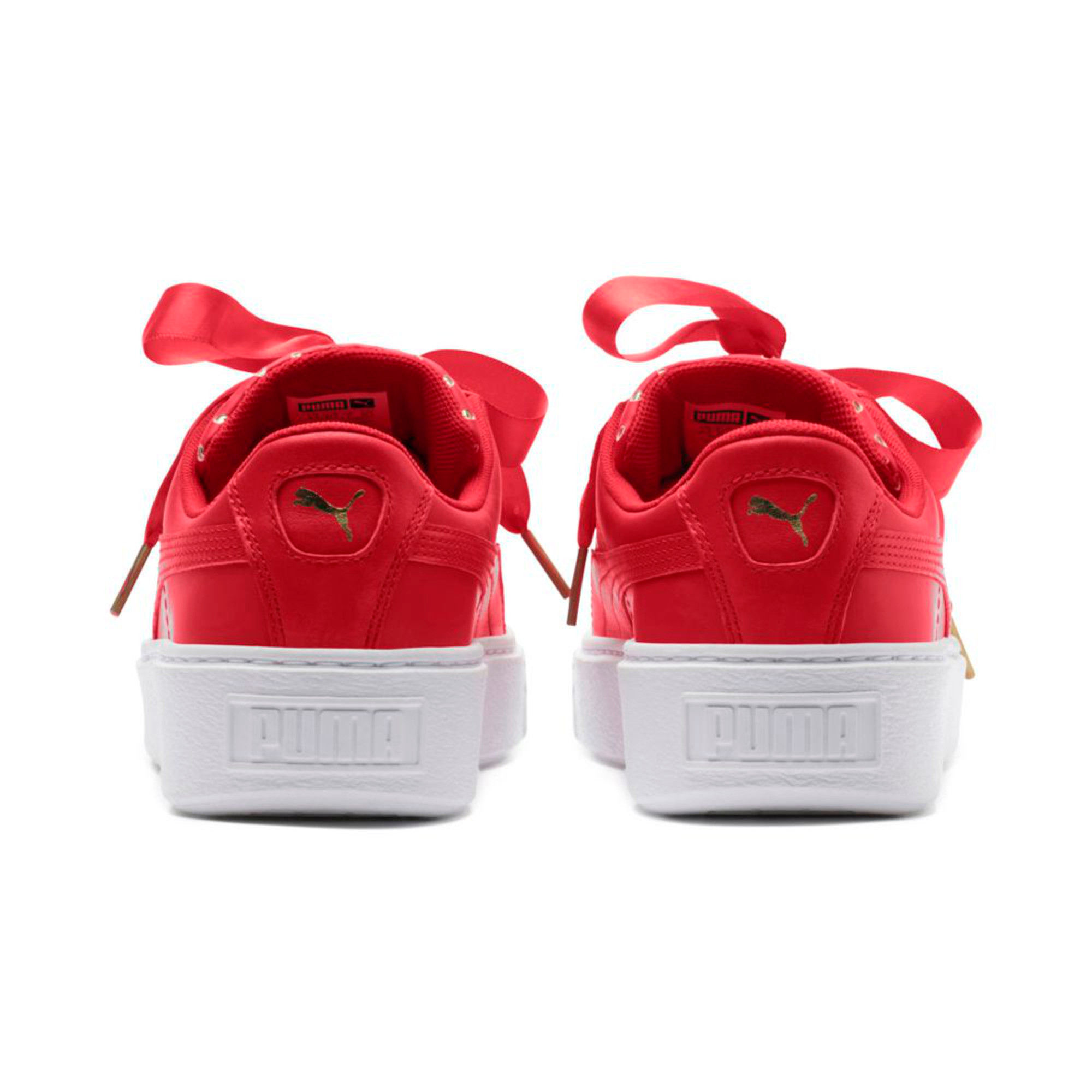 関税送料込♪PUMA/Platform Kiss Ath Lux Buy Puma Platform Kiss Ath Lux Women's Red Sneakers - 6 Online