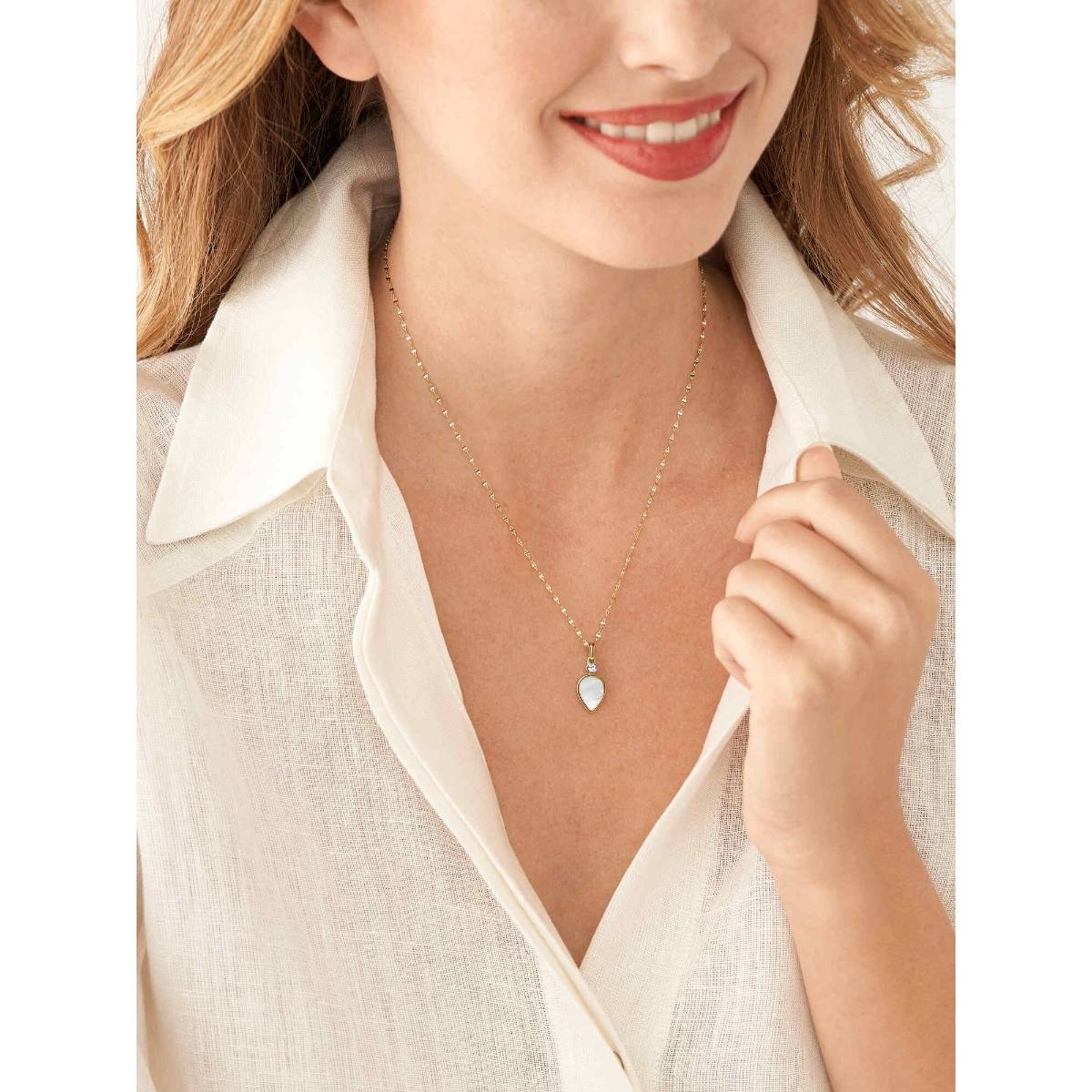 Fossil Fashion Gold Necklace JF04248710