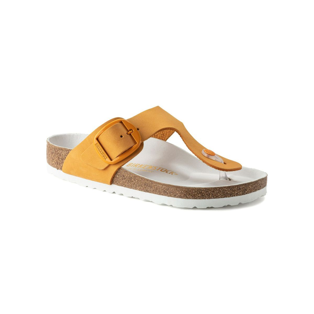 Orange birkenstock gizeh clearance