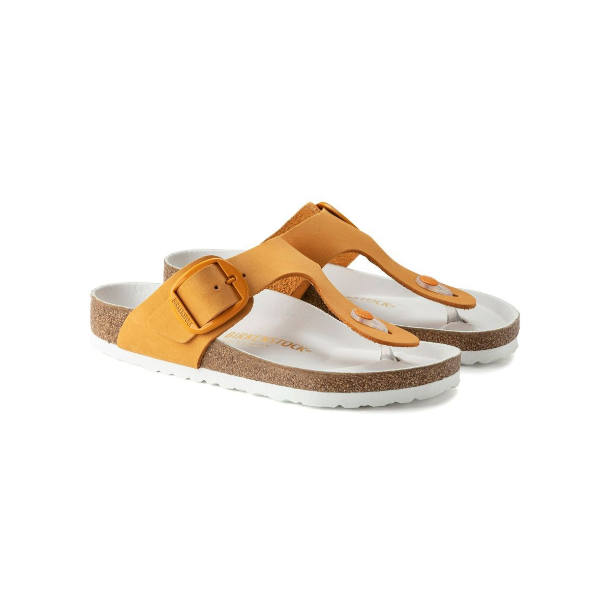 Orange birkenstock sale gizeh