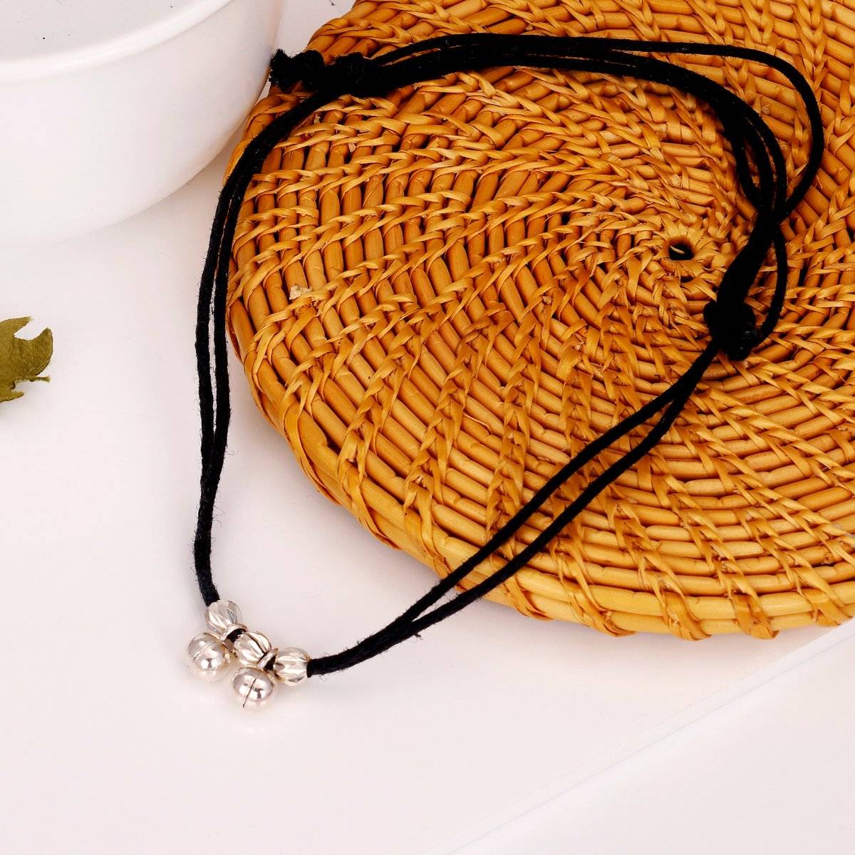 Buy GIVA Sterling Silver Threaded Anklet for Womens and Girls Online