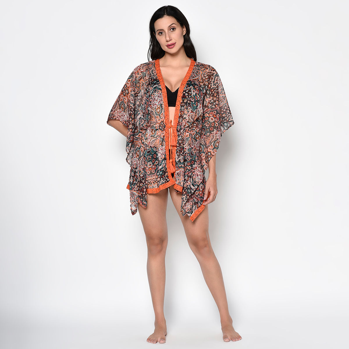 Orange cheap swim dress