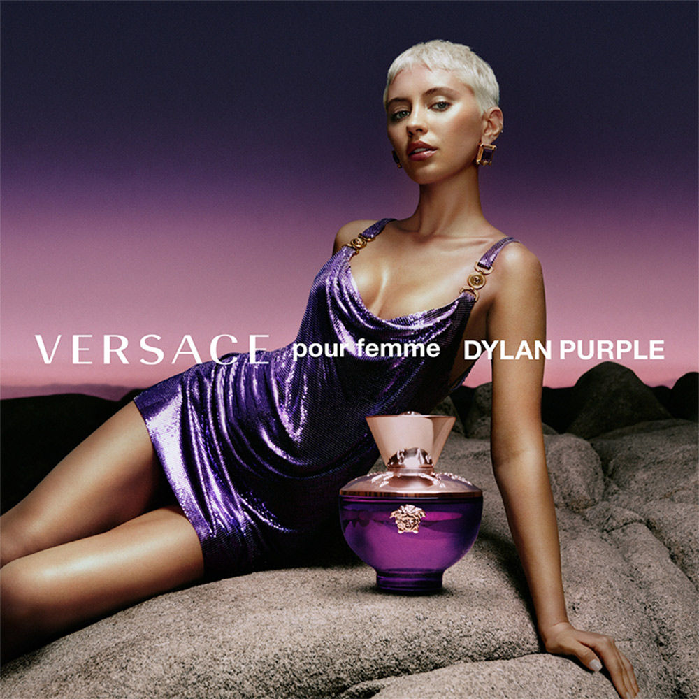 Versace women's perfume purple discount bottle