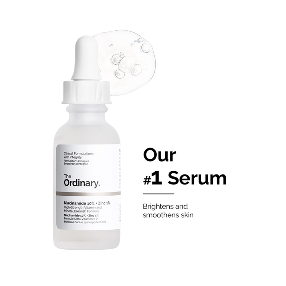 The Ordinary Niacinamide 10% + Zinc 1% Brightening Oil-control Serum for Blemishes (All Skin Types)