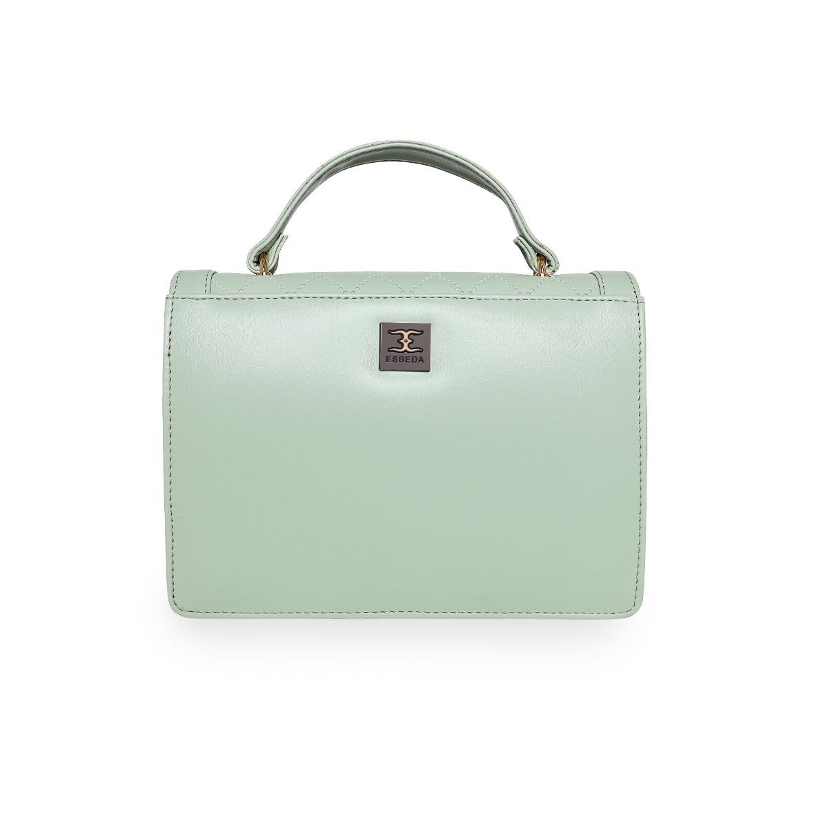 Esbeda Bags Green Colour Hand Bag Buy Green Handbags For Women By