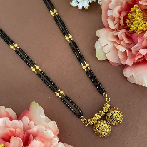 Buy Digital Dress Room Long Mangalsutra Big Vati Pendant Line Online