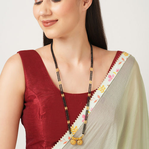 Buy Digital Dress Room Long Mangalsutra Big Vati Pendant Line Online