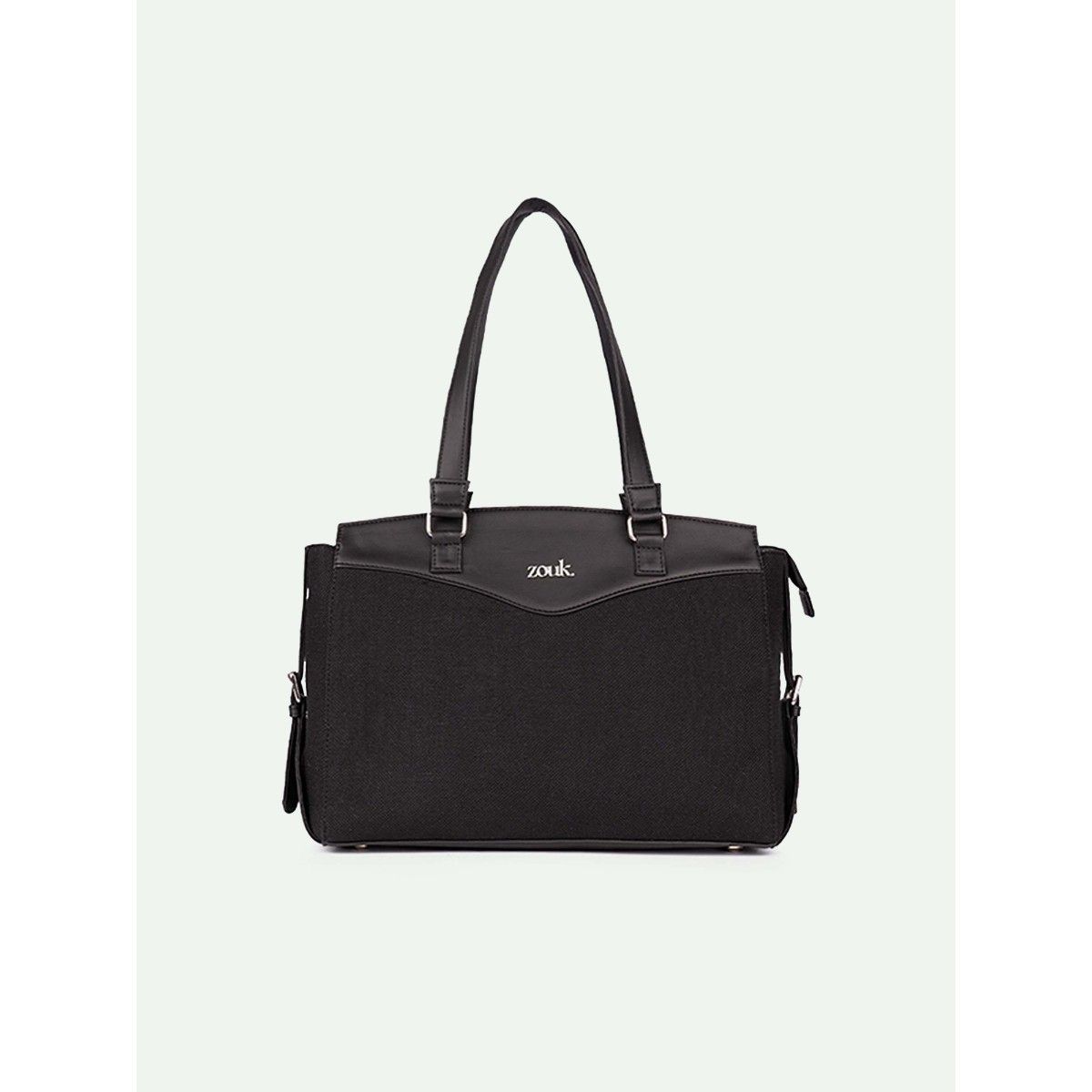 Buy Zouk Jet Black Womens Work Bag Online