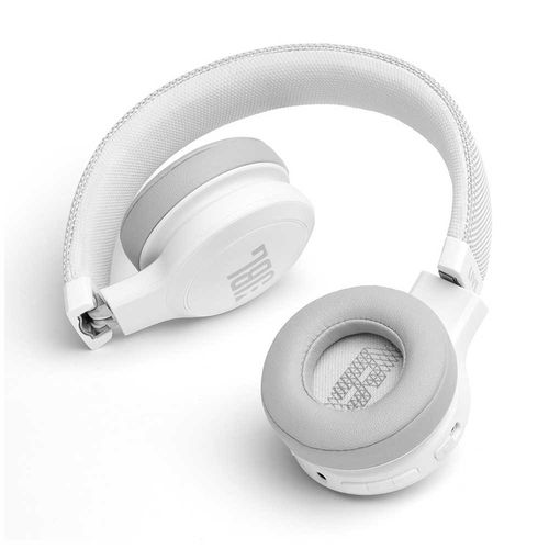 JBL Live 400BT On-Ear Voice Enabled Bluetooth Headphones with Alexa (White)
