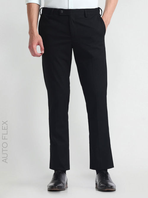 Buy Arrow Slim Fit Autoflex Trousers Online