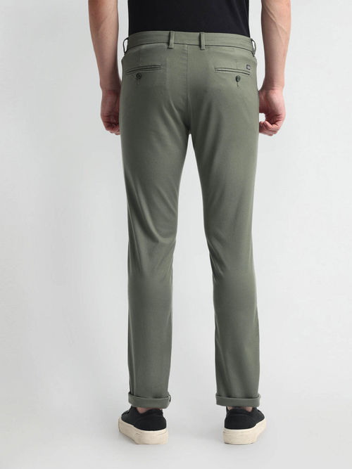 Buy Arrow Sports Cotton Stretch Autoflex Trousers Online