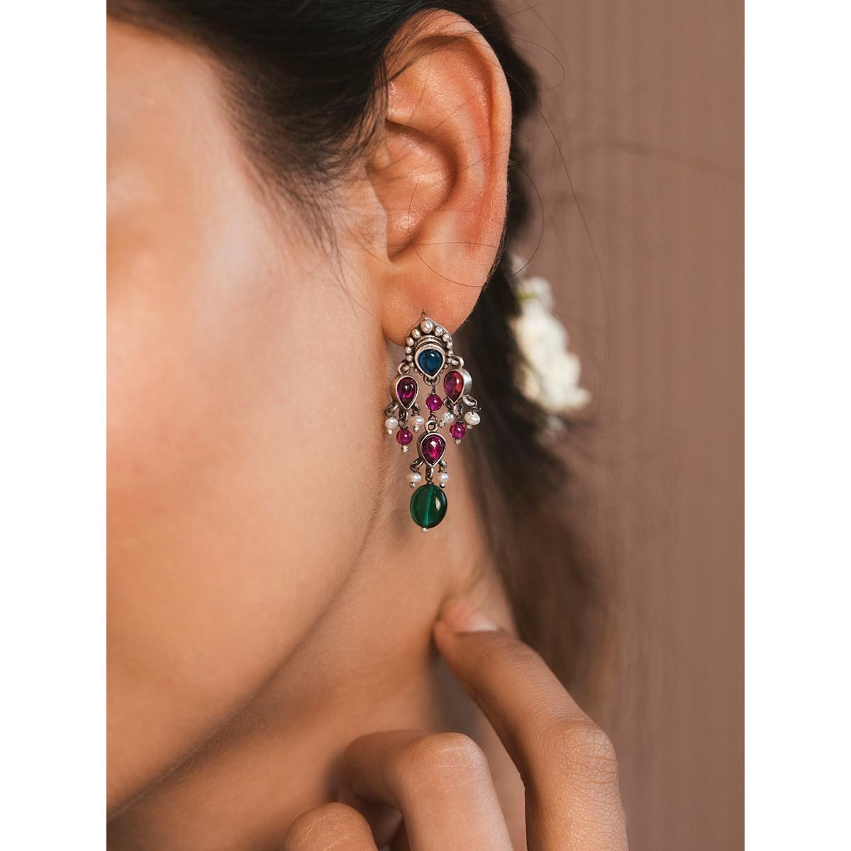 Gossip Hexadic Charm Chandelier Earrings Buy Gossip Hexadic Charm Chandelier  Earrings Online at Best Price in India  Nykaa